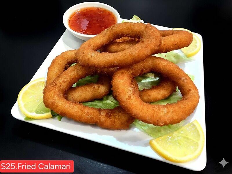 S25.Calamari Fried (5) /sweet chili sauce [spicy]
